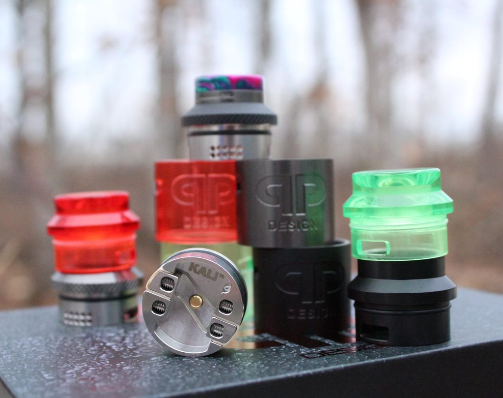 KALi V2 RDA Master kit (Matte Black+Gunmetal) – qp Design